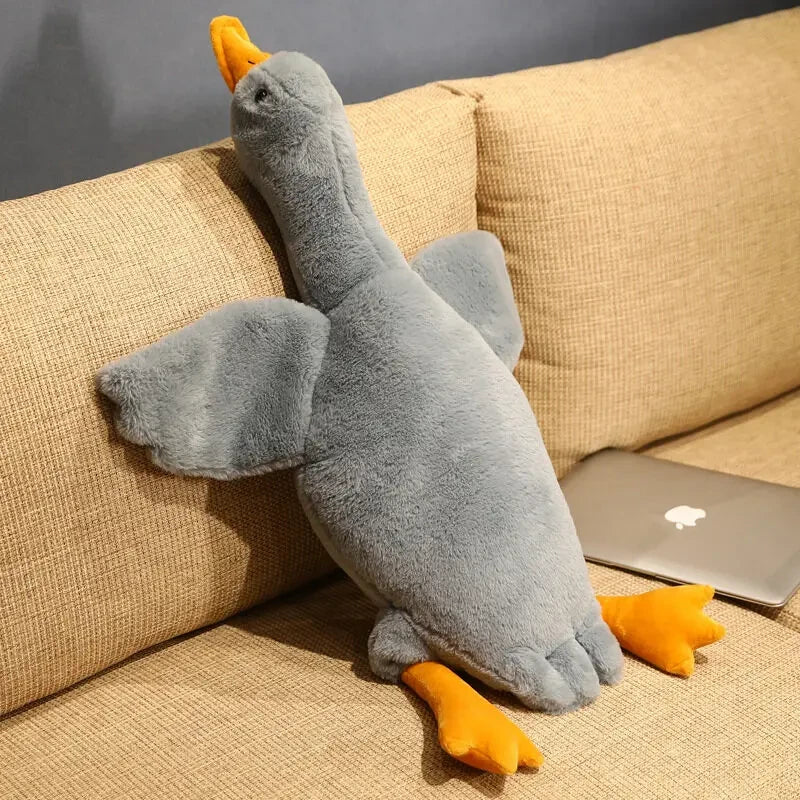 Giant Goose Plush Pillow I can't believe how soft this giant goose is, it's perfect for cuddling, sleeping,or as a cute room decoration.