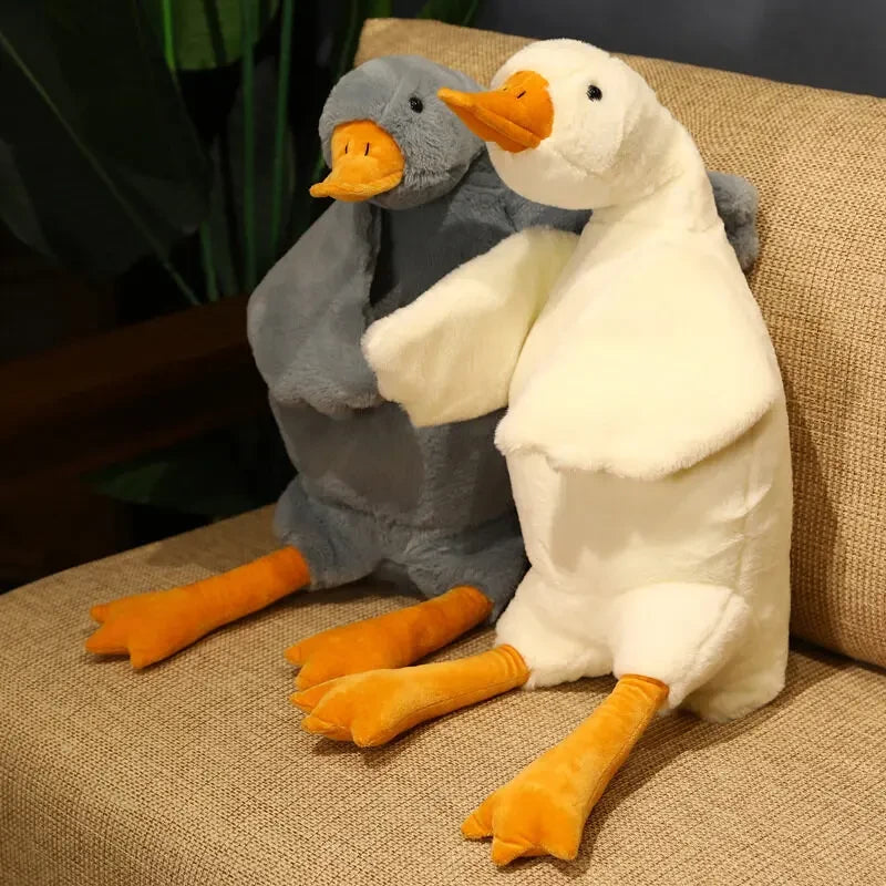 Giant Goose Plush Pillow I can't believe how soft this giant goose is, it's perfect for cuddling, sleeping,or as a cute room decoration.